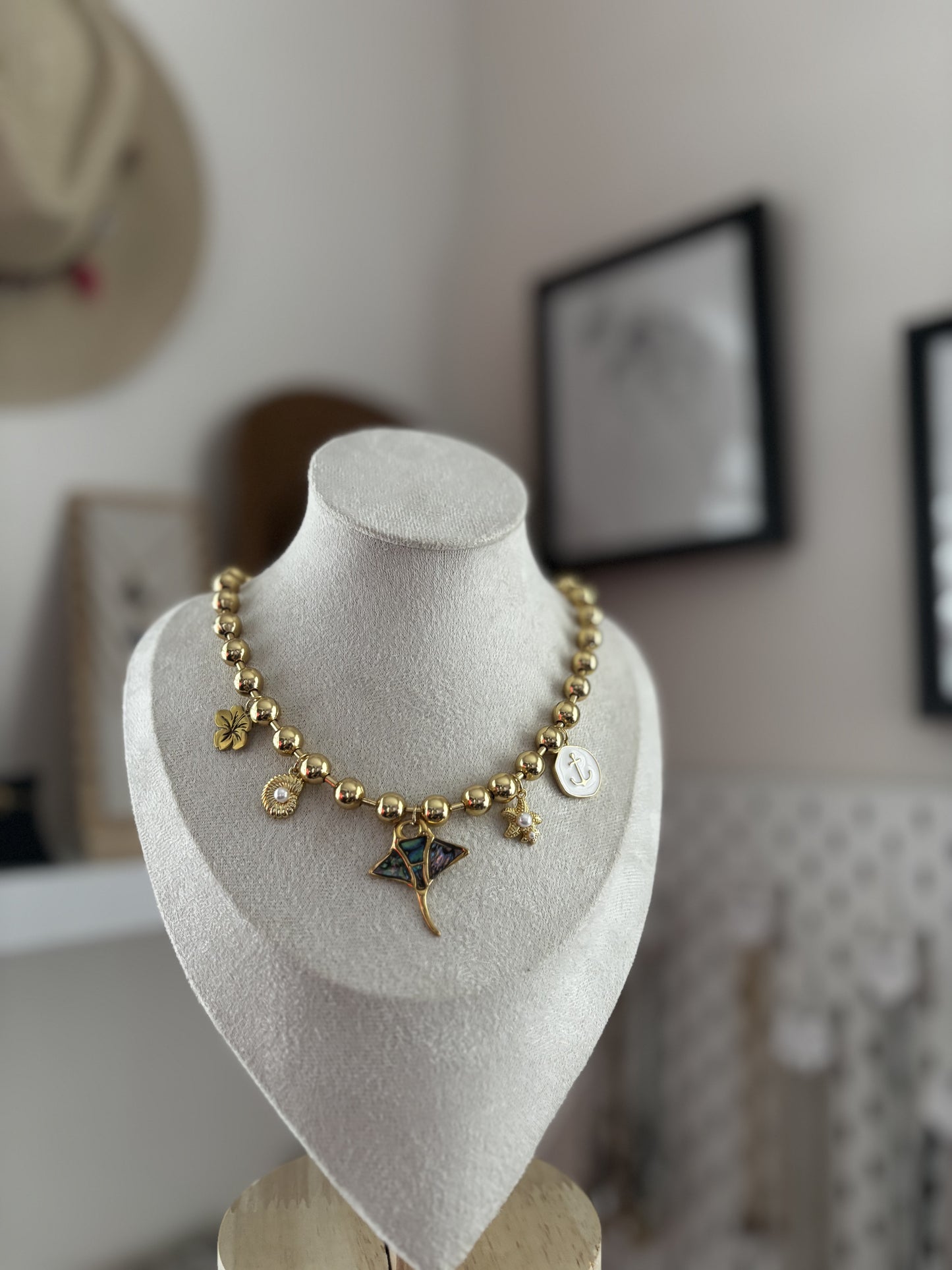 Mantarraya Charms Necklace