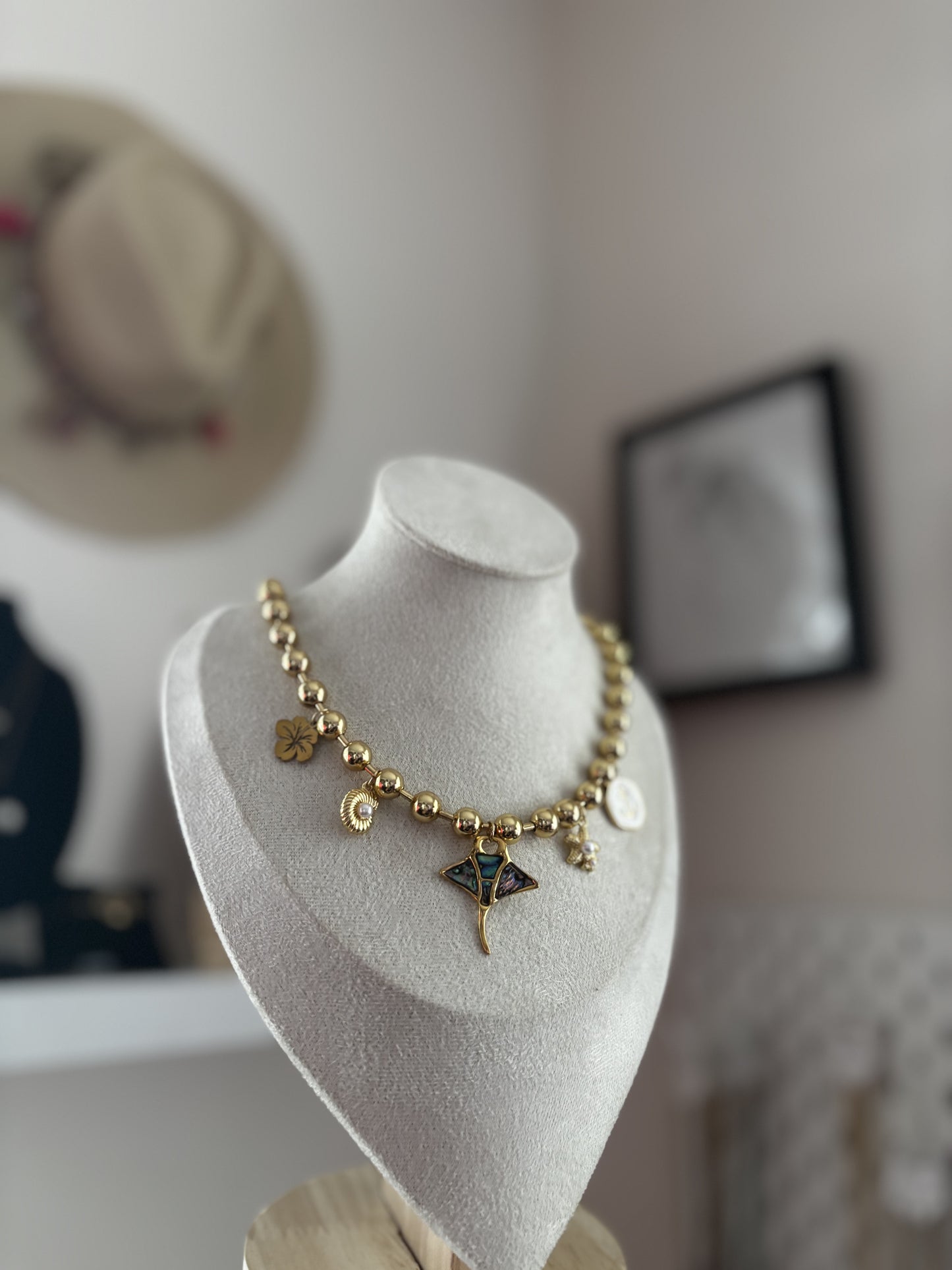 Mantarraya Charms Necklace