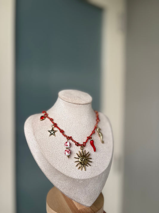 SOLEI CHARMS NECKLACE