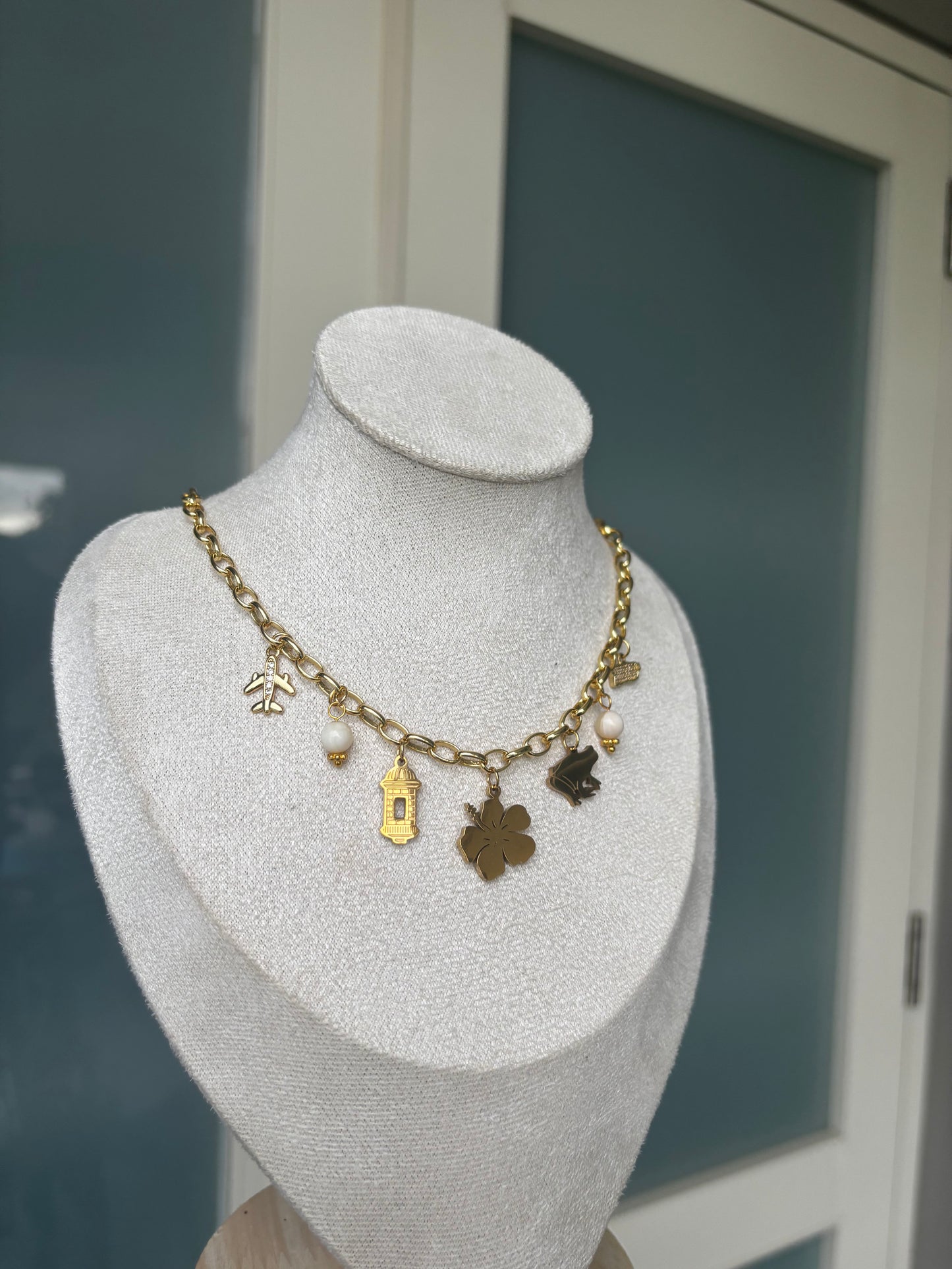 Boricua Charms Necklace