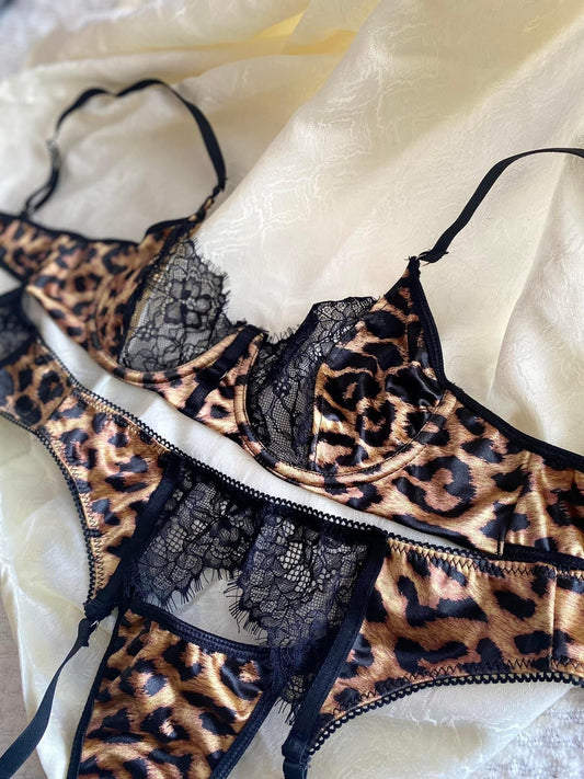 ANIMAL LINGERIE SET