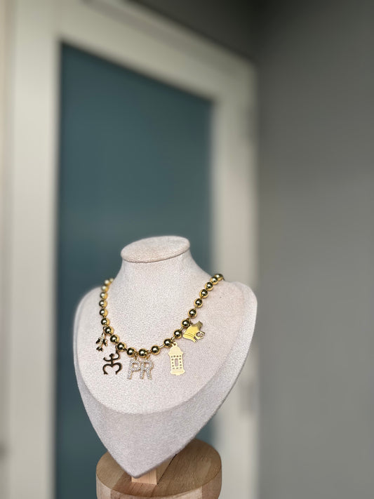 PR CHARMS NECKLACE