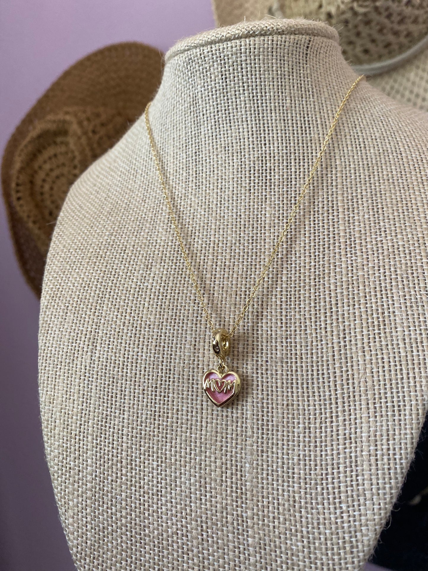 Mom Heart Necklace